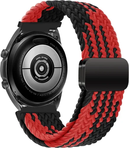 Vista 25 de Correa de nailon compatible con Samsung Galaxy Watch 7/6/5/4/FE 1.732 in 1.575 in/Galaxy Watch 5 Pro 1.772 in/Watch 4/6 Classic 1.850 in 1.811 in