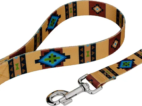 Vista 3 de Country Brook Design® Correa para perro Native Arizona de 1 pulgada - 6 pies Arizona nativa