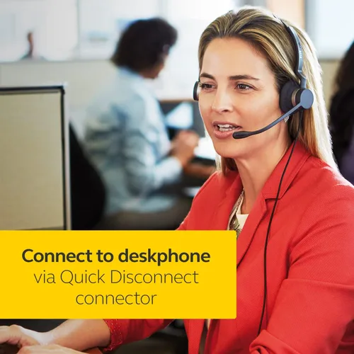 Vista 4 de Jabra Biz 2300 USB Duo Auriculares profesionales con cable para centro de llamadas
