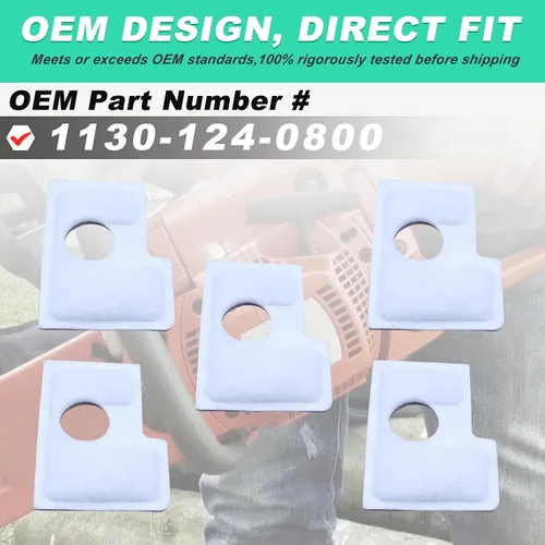 Vista 5 de Paquete de 5 filtros de aire para motosierra Stihl MS180 MS170 018 017 Seires, piezas de repuesto para motosierra ADEFOL, accesorios de filtro
