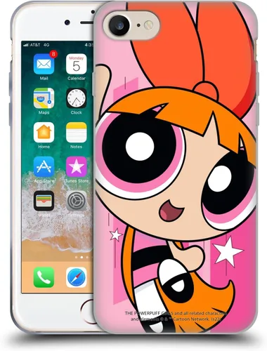 Vista 102 de Head Case Designs Funda de gel suave con licencia oficial de The Powerpuff Girls Blossom Graphics compatible con Apple iPhone 7 Plus/iPhone 8 Plus