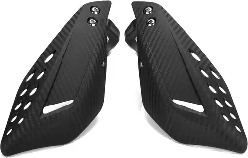 Vista 4 de Kucehiup Guardamanos de motocicleta 7/8" 0.866 in Universal Handguard Negro