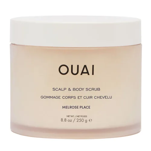Vista 11 de OUAI St. Barts - Exfoliante corporal con mezcla de azúcar y aceite de coco para piel suave e hidratada, exfoliante suave para eliminar