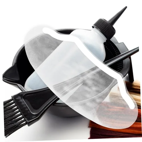 Vista 4 de 50 unids corte de pelo Escudo de ojos Salon Eye Shields Shower Face Hair Protector para corte de pelo