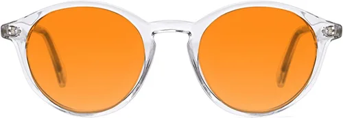 Vista 26 de TIJN Gafas de bloqueo de luz azul para hombres y mujeres, gafas de montura redonda gruesa vintage