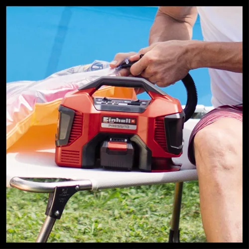 Vista 9 de Einhell - Compresor de aire híbrido Pressito 18V Unidad desnuda