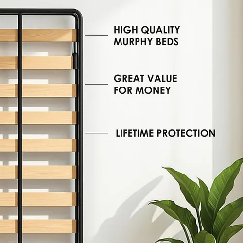 Vista 2 de Cama Murphy - Cama Murphy Queen - Cama plegable - Vertical - 60" x 80" - Clásica