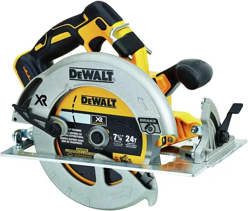 Vista 2 de DEWALT DCS570B sierra circular inalámbrica de 7-1/4 pulgadas, 20 voltios con freno, herramienta sola