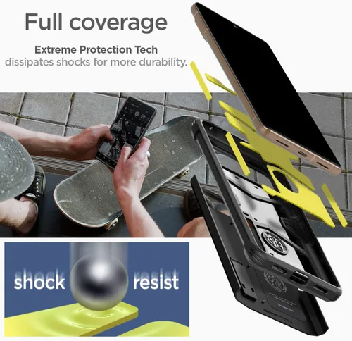 Vista 3 de Spigen Funda Tough Armor compatible con Google Pixel 7 Pro, color negro