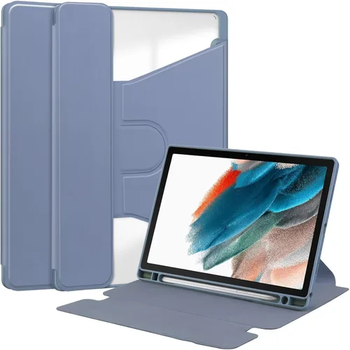 Vista 10 de Funda de tableta para Samsung Galaxy Tab A8 10.5 X200 X205 X207 (versión 2022), ligera funda de cuero con soporte folio de 360 grados compatible