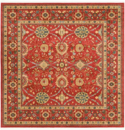 Vista 18 de Unique Loom - Alfombra de la colección Edinburgh - Monroe (2 x 6 pies 1 pulgada, pasillo, azul/marrón)