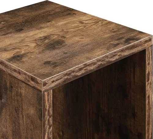 Vista 5 de Convenience Concepts Northfield Admiral - Mesa auxiliar con estante, madera de granero