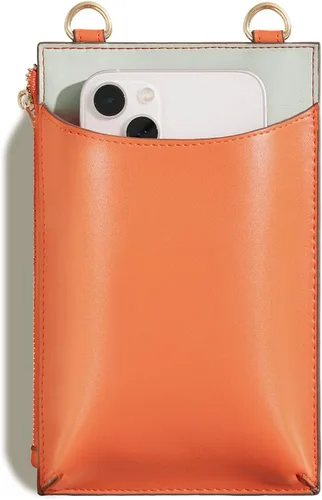Vista 2 de ROWNYEON Monederos pequeños para teléfono celular para hombres y mujeres, portátil, ligero, casual, diario, para viajes, tarjetero de crédito