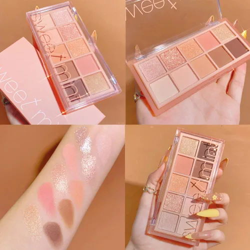 Vista 3 de BestLand Matte Nudes Paleta de sombras de ojos – Ultra Pigmentado, mezclable y de larga duración mate, brillante y acabado metálico sombra de ojos