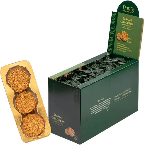 Vista 32 de Snacklava Cashew Bird's Nest - Paquete de 6 (24 piezas por paquete) - Sin ingredientes artificiales, colores o conservantes - Pasteles hechos a mano