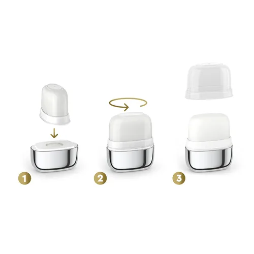 Vista 6 de Dove Kit de inicio de desodorante recargable 0% aluminio coco y jazmín rosa desodorante libre de aluminio 1.13 oz