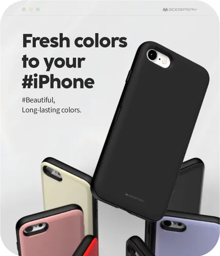 Vista 2 de GOOSPERY Funda tipo cartera compatible con iPhone SE 2022/iPhone7,8/iPhone SE [cierre magnético automático] [2 tarjetas] Funda protectora resistente