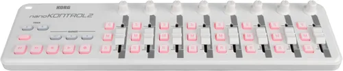 Vista 2 de Korg Superficie de controles USB extraplana, Blanco