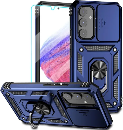 Vista 12 de Funda para Samsung Galaxy A54 5G, con protectores de pantalla y funda para cámara, [grado militar] 16 pies. Funda a prueba de caídas con función