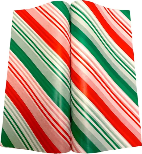 Vista 16 de 150 hojas de papel encerado navideño para alimentos, papel de delicatessen para envolver sándwiches, envolturas para dulces y galletas, forros