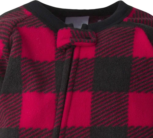 Vista 4 de Gerber Pijama de forro polar resistente al fuego para bebés y niños pequeños, paquete de 4