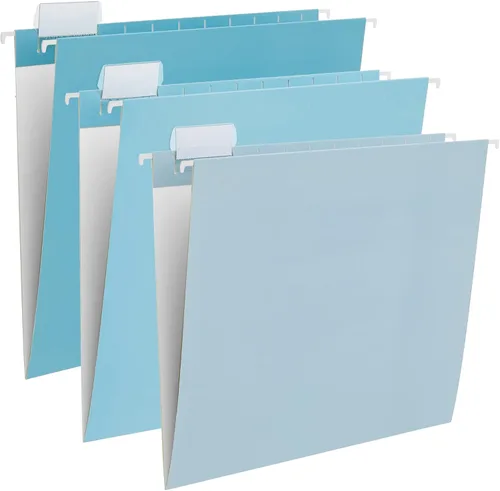 Vista 23 de Y YOMA Paquete de 6 Carpetas Colgantes con Degradado Tamaño Carta Carpetas Colgantes Decorativas Bonita Carpeta Organizadora para Gabinete