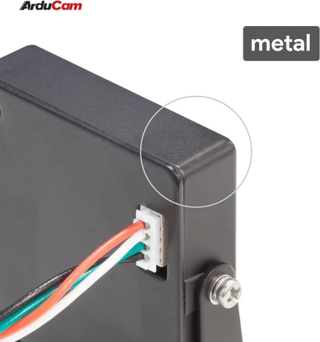Vista 4 de Arducam Cámara Lightburn de 8 MP IMX179, cámara web de enfoque automático con funda de metal, cámara USB integrada ultra HD para Raspberry Pi