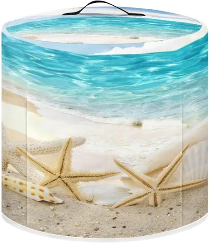 Vista 22 de GLENLCWE Funda para olla a presión de esqueleto de sangre roja para olla arrocera de 3 cuartos de galón, cubierta antipolvo de Halloween, cubierta