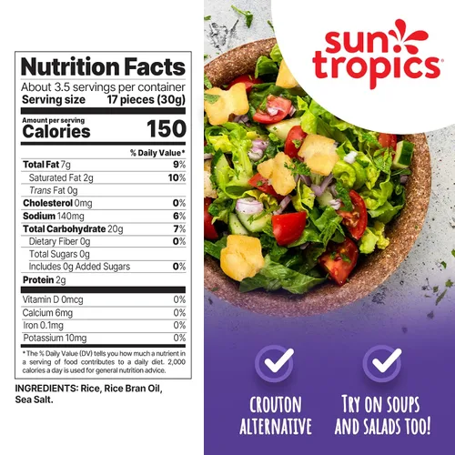 Vista 2 de Sun Tropics Mochi Snack Bites, sal marina, sin lácteos, sin gluten, 3.5 onzas (paquete de 12) Authentic Asian-Inspired Snack Gluten Free & Dairy
