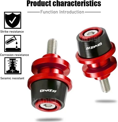 Vista 2 de Para GIXXER 250 SF 150 125 GIXXER 250SF 2018-2022 2023 Accesorios de motocicleta CNC Carretes basculantes Tornillos de soporte deslizante