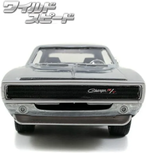 Vista 4 de Fast & Furious 1:24 Dom's 1968 Dodge Charger R/T - Auto fundido a presión de metal desnudo, juguetes para niños y adultos, 97336