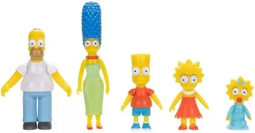 Vista 3 de Jakks Pacific The Simpsons Diorama Figuras familiares Juego de sala de estar con efectos interactivos, a partir de 4 años