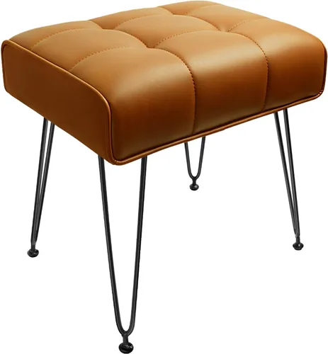 Vista 5 de HOUCHICS Taburete de tocador, taburete de maquillaje, taburetes de tocador para maquillaje, silla de tocador, asiento de taburete de tocador, silla