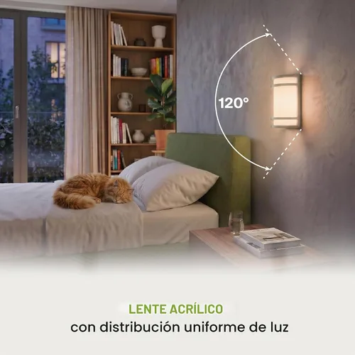 Vista 4 de ASD - Lámpara de pared LED para interiores, níquel cepillado 3000/4000 8 pulgadas Níquel cepillado
