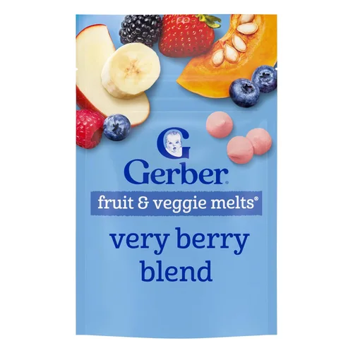 Vista 14 de Gerber Paquete variado de aperitivos de yogur para derretir etapa 3, paquete de 8