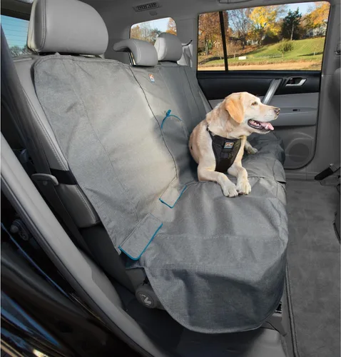 Vista 3 de Kurgo Funda de asiento para perro Fundas de asiento de banco de automóvil para mascotas Protector de funda de asiento trasero para perros