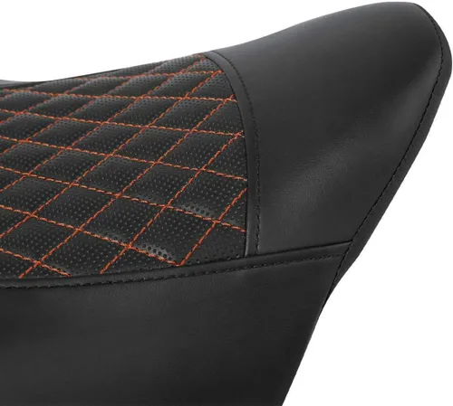 Vista 8 de TCMT asiento de motocicleta trasero para pasajero para Harley Touring Road King Electra Glide 2009-2020