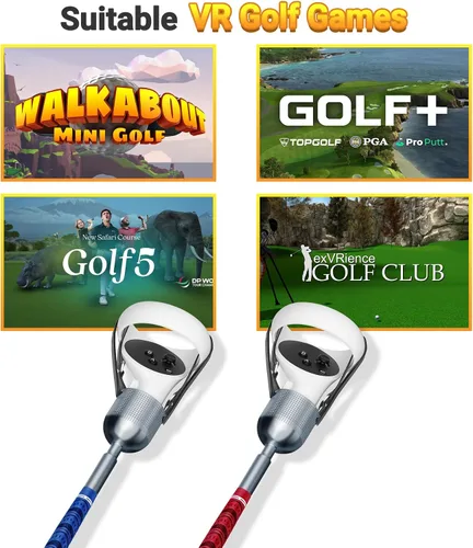 Vista 8 de ZHGM 2 Pcs Metal VR Golf ClubNon-Weighted & Adjustable