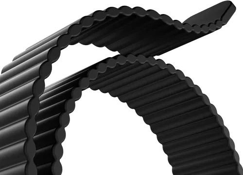 Vista 3 de HeiKe Correa magnética de silicona para Apple Watch Band de 1.929 in 1.811 in 1.772 in 1.732 in 1.654 in 1.614 in 1.575 in 1.496 in para hombres