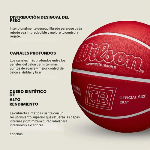 Vista 4 de WILSON x Chris Brickley - Balones de baloncesto para entrenamiento, talla 6 y talla 7