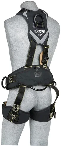 Vista 2 de 3M DBI-SALA ExoFit NEX Arnés de acceso para cuerda de arco eléctrico 1113759, negro, grande, 1 EA
