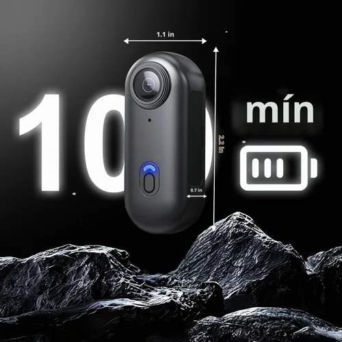 Vista 9 de JETO 4K mini cámara 32GB, cámara POV de la motocicleta de EIS