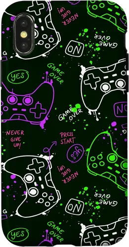 Vista 5 de Awesome Video Game Controller Gamer Boys Gaming Gift Case for iPhone 17