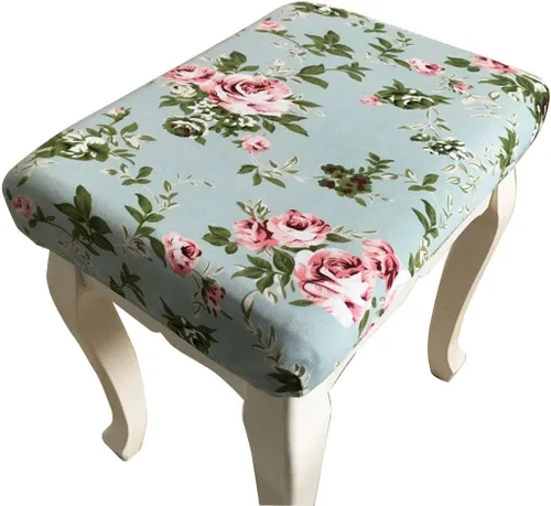 Vista 11 de Fundas de taburete Rectángulo Estiramiento Funda de Asiento de Silla Transpirable Asiento Contador Cubierta de Taburete Estilo 1