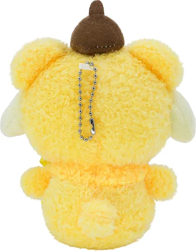 Vista 3 de Bonito llavero de peluche de dibujos animados de 4.5 pulgadas, colgante de animal de peluche kawaii, adecuado para mochilas, bolsas y automóviles
