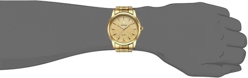 Vista 3 de WWOOR Men's Quartz Stainless Steel and Metal Black and Gold Watches for Men Waterproof Casual Wrist Watch with Date