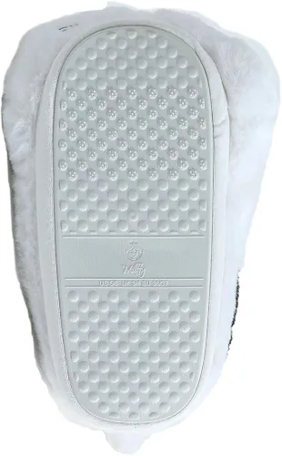 Vista 6 de Millffy Pantuflas de invierno para mujer, pantuflas de felpa con diseño de gato cálido