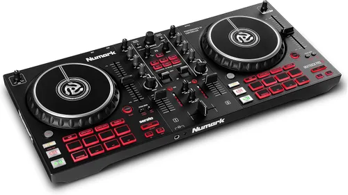 Vista 4 de Paquete completo de equipo de DJ – Numark Mixtrack Pro FX 2 Deck DJ Controller para Serato DJ y M-Audio BX3 altavoces DJ de 3.5 pulgadas