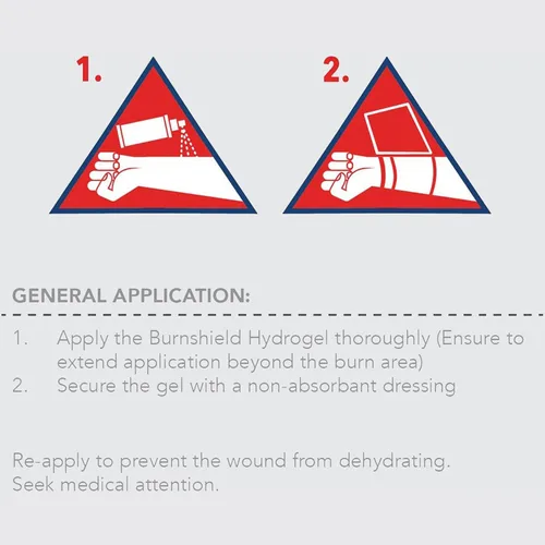 Vista 4 de Burnshield Premium Hyrdogel Spray para quemaduras 4.5 oz (4.2 fl oz) (1)