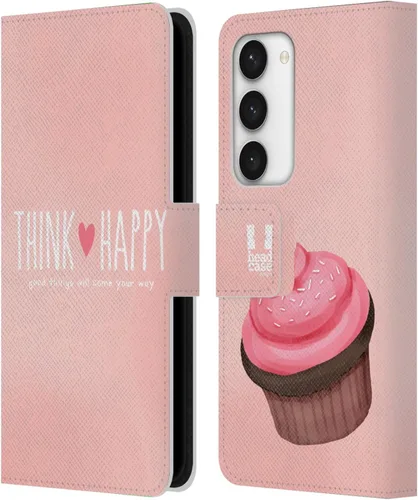 Vista 336 de Head Case Designs Assortment Cupcakes Happiness Leather Wallet Case Compatible with Samsung Galaxy A07 4G Surtido